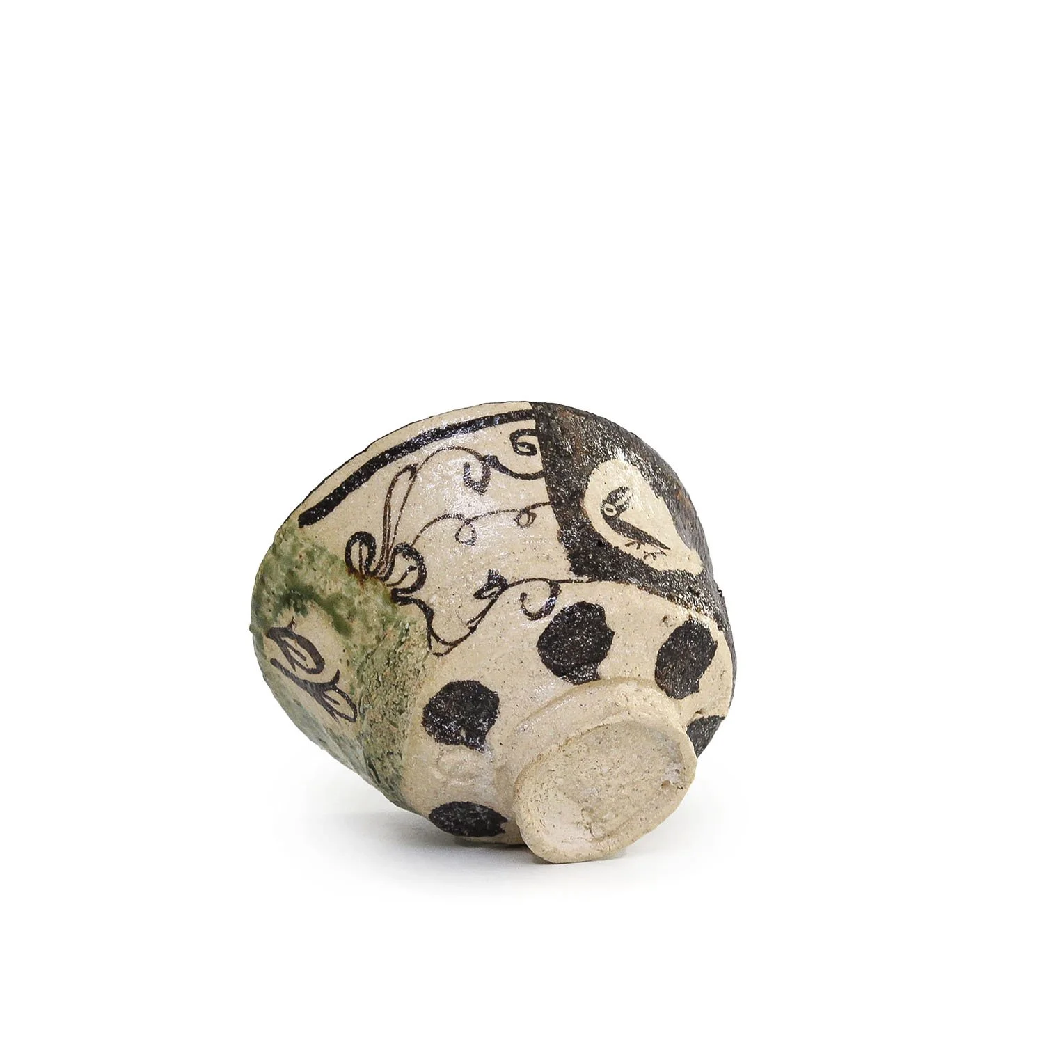 Suzuki Goro - Raven Chawan with Signed Box (INV# NP5477) — The